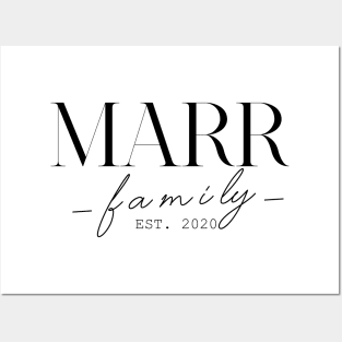 Marr Family EST. 2020, Surname, Marr Posters and Art